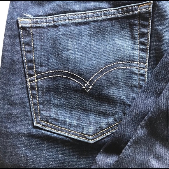 Levi’s 527 Jeans Dark Wash Blue Straight Leg 32x34 - Picture 8 of 8